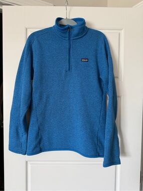 Patagonia Bright Blue Quarter-Zip Fleece